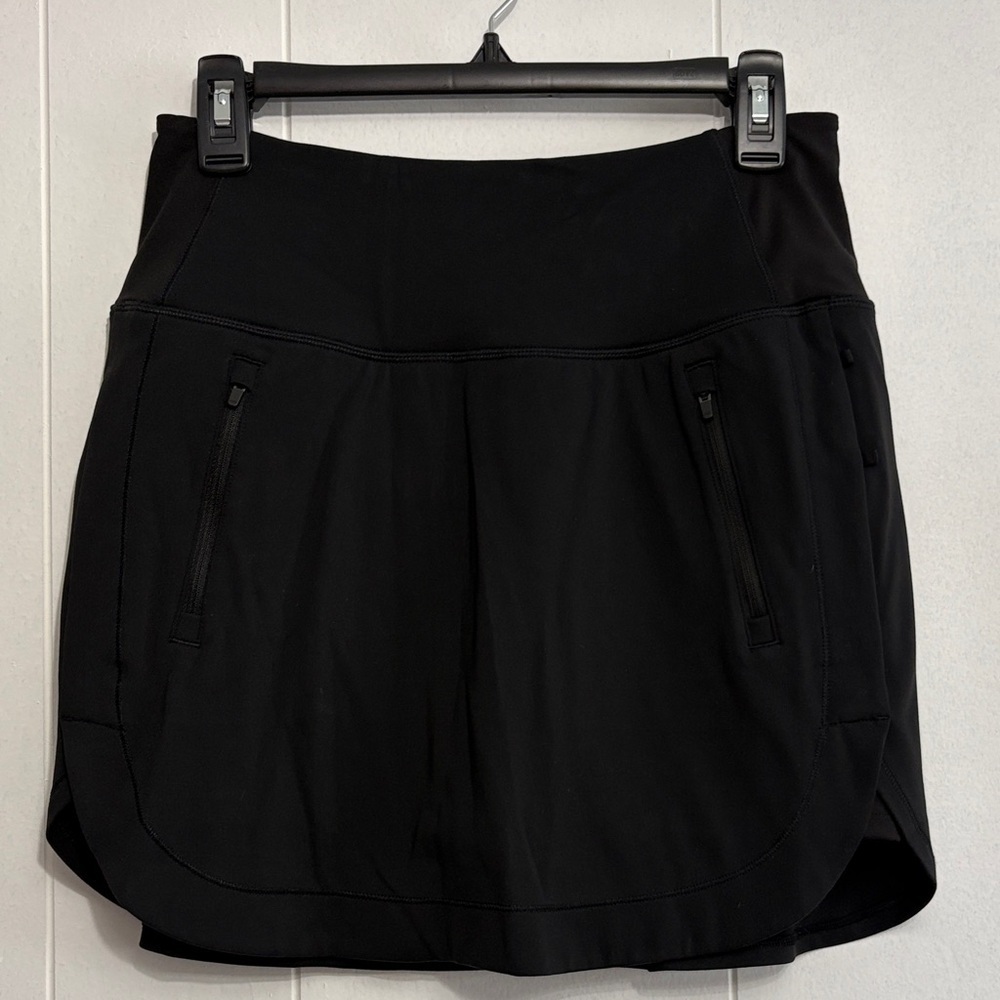 Athleta Black Fairway Golf Skirt 16”